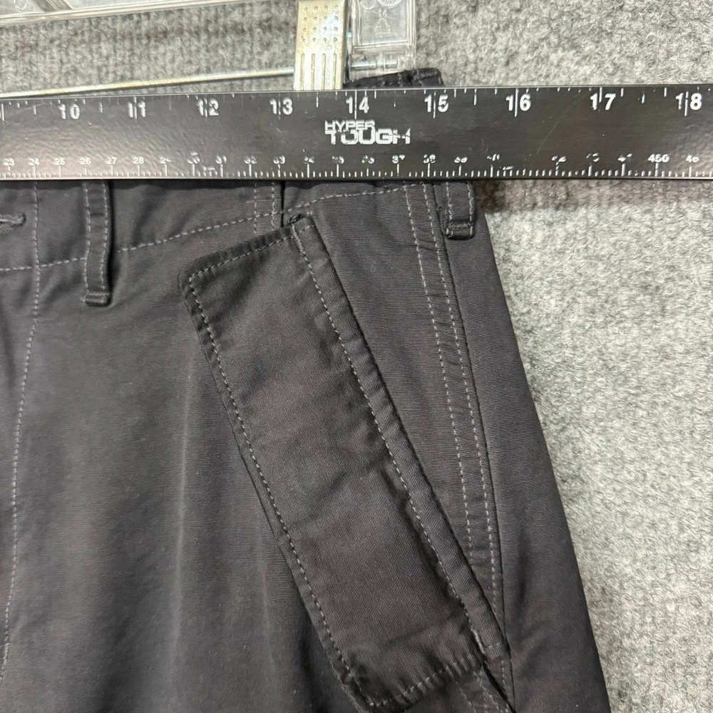 American Eagle Cargo Pants Mens 28x28 Black Flex Relaxed Wide Leg Fits 30x24